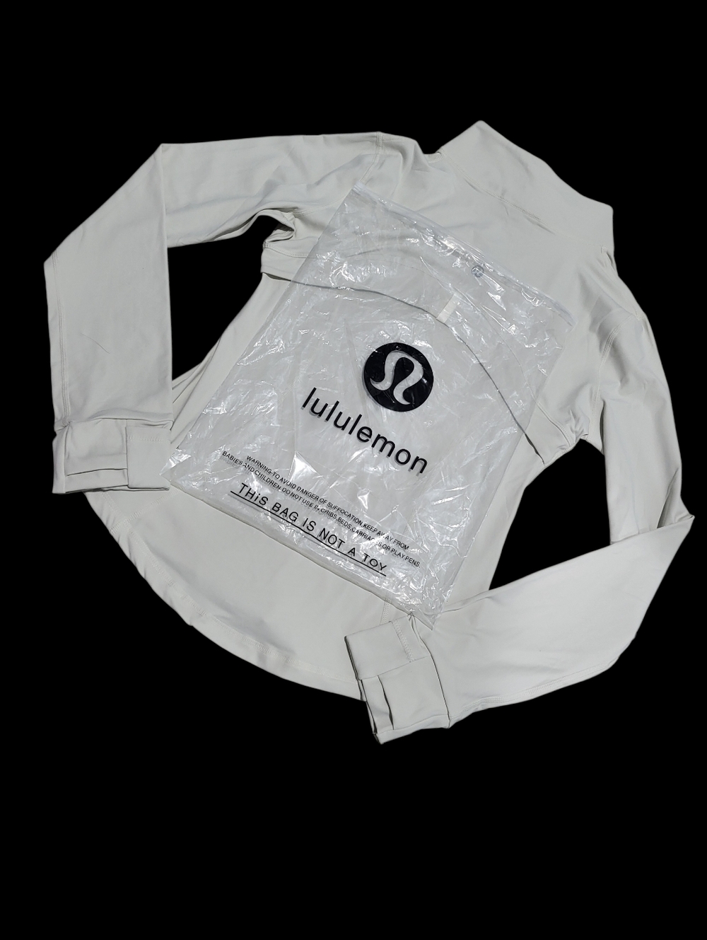 Lululemon White Zip Up Size 6 - Picture 2 of 4